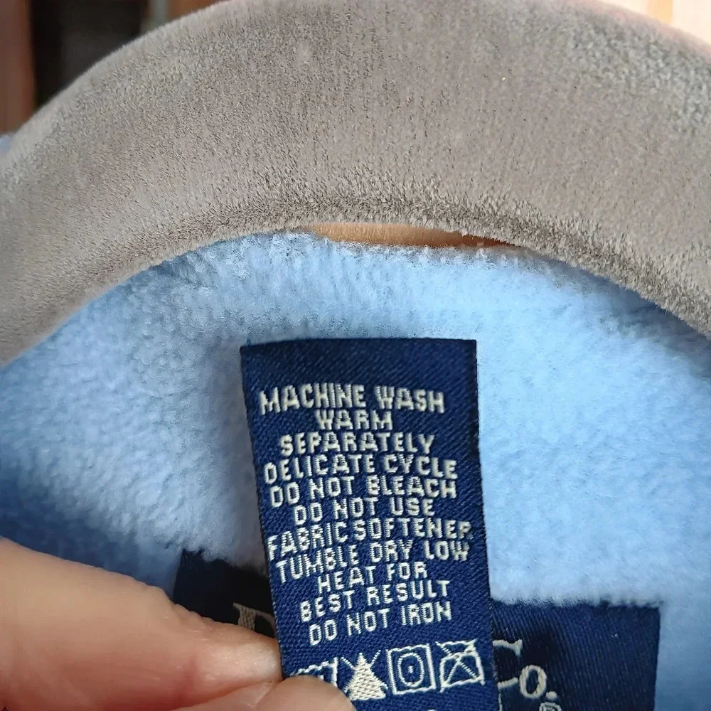 Denim & Company Blue Fleece jacket XL - Picture 6 of 7